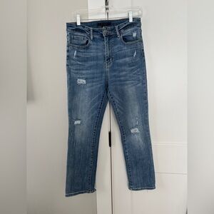 RISEN Distressed Blue Jeans